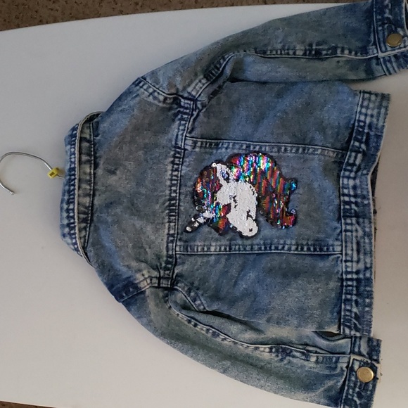 Girls Jean Jacket 12 Months - Picture 3 of 3